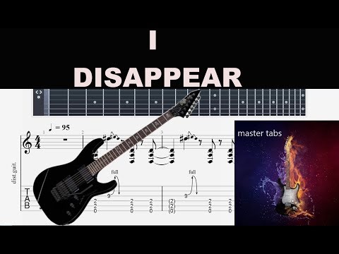#I DISAPPEAR#METALLICA#|Guitar Tab| TUTORIAL#Mastertabs#BestFreeYoutubeMusic#FREE GUITAR ALL EASY