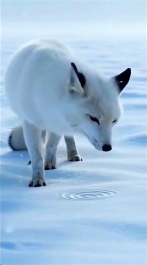 Silent Hunters of the Ice: Arctic Fox Survival Protoco #ArcticFox #vairalvideo