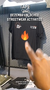 If you are browsing for your Dezemba look, TAPE is where the search ends 😎🔥 Streetwear officially activated. Visit www.tape.co.za to find your nearest TAPE store or shop online. #officiallytape #TAPE #TheHomeOfStreetwear #DezembaMode #dezembamodeactivated #TAPEVibes #TheTAPEWay #StreetwearEnergy #fyp | TAPE