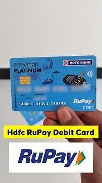 HDFC Debit Card Unboxing 🔥 | Features & First Look #HDFCDebitCard