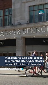 Four young people were arrested for their suspected involvement in the M&S cyber attack #itvnews #marksandspencer #cyberattack | ITV News
