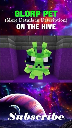 GLORP PET!! #minecraftshorts #minecraft #minecrafthive #edit #viral #hive