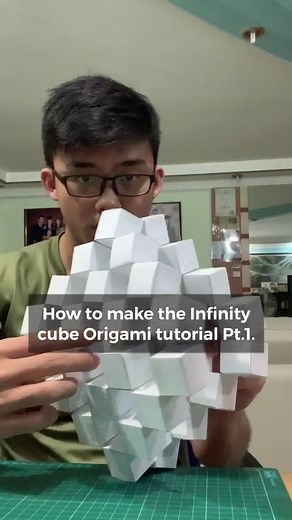 How to Fold Infinity Cube Origami