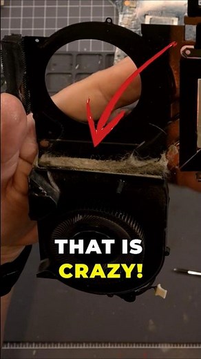 Dirtiest Laptop Heatsink Ever- I Had To Send It To Salem Techsperts #pc #tech #laptoprepair