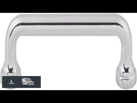 Atlas Homewares A641 CH 3 3 4 in. (96mm) Malin Collection Pull Polished Chrome