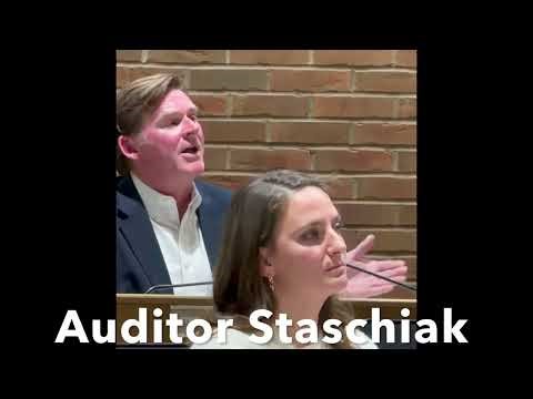 Findlay Mayor Muryn argues with Auditor Staschiak about ExecuTime electronic time keeping system