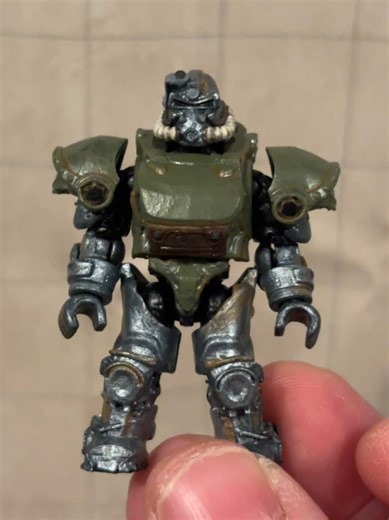 Mega construx conversion kit T51 power armor Commissioned by @builderstrux25 Vid by @builderstrux25 Files Available now for purchase just hit me a dm #fallout #megaconstrux #megaconstruxcustoms #t51powerarmor #3dprinting