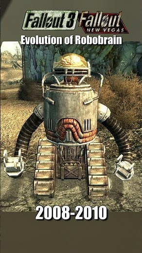 Evolution of Robobrain #fallout #fallout3 #falloutnewvegas #fallout4 #fallout76