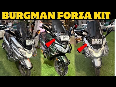 Suzuki burgman 125 modified | Forza Kit Corbon | Burgman Modification | Burgman Accessories