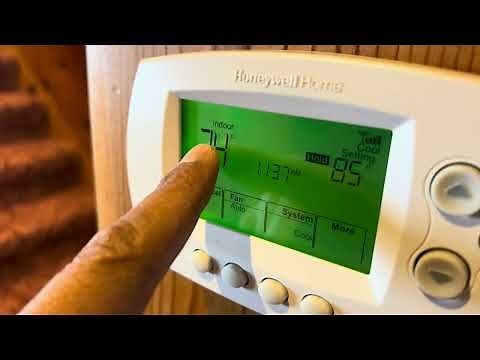 Honeywell Home Thermostat - How to Set Temperature