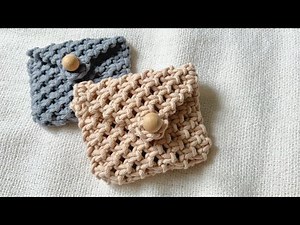 How To Make A Macrame Card Wallet | Macrame Tutorial