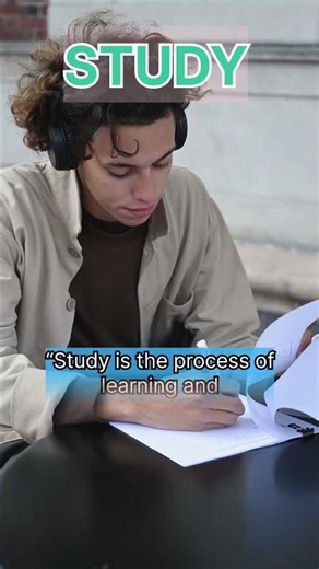 “Study is the process of learning and understanding new information.” #grecourse #cfacourse