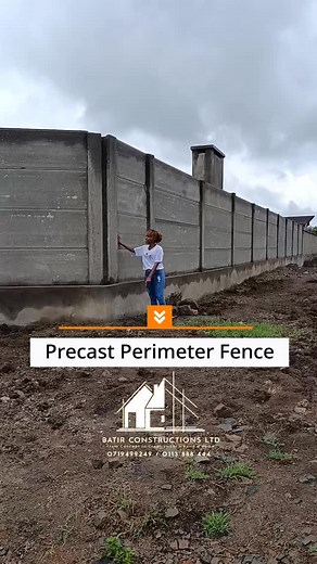 Choose to build a precast perimeter fence. It is fast, affordable and durable. Call us; 0113888444 | 0719499249 #precast #building #foryou #fence #construction #kenyarealestate #luxury #builditbetter | Fidelis Maiba