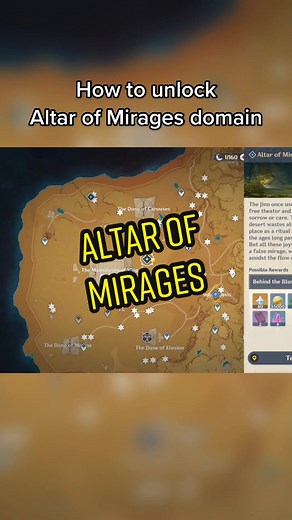 How to Unlock Altar of Mirages in Genshin Impact