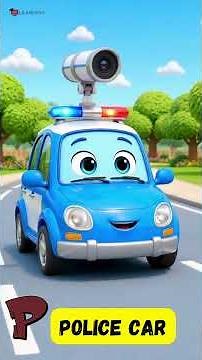 N to T Vehicle Rescue Song 🚑🚒🚜 | Learn the Alphabet with Cars, Trucks & Animals #abcd #kids #shorts