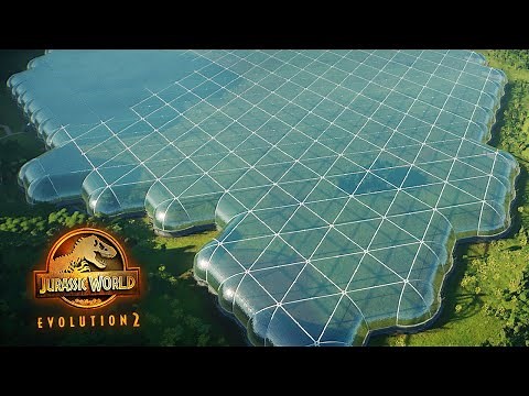 AVIARIES & LAGOONS THE SIZE OF MAPS! Testing Boundaries In Jurassic World Evolution 2