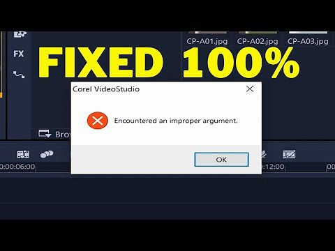 Encountered an Improper Argument | How to fix this Error in Video Editing Apps