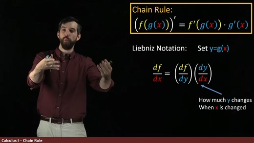 L29- The Chain Rule using Leibniz notation