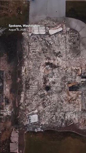 Wildfires leave Spokane neighborhood in ruins