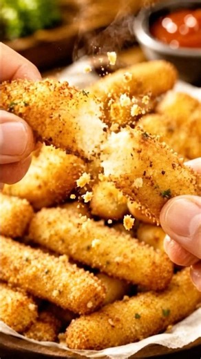 Crispy French Fries Recipe ASMR – Homemade Potato Sticks So Crunchy! 🍟 #shorts