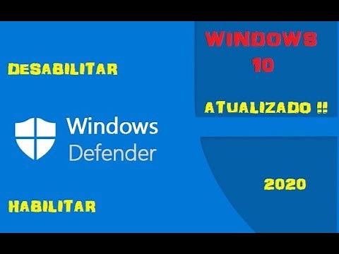 Como Desabilitar ou Ativar WINDOWS DEFENDER NO WINDOWS 10