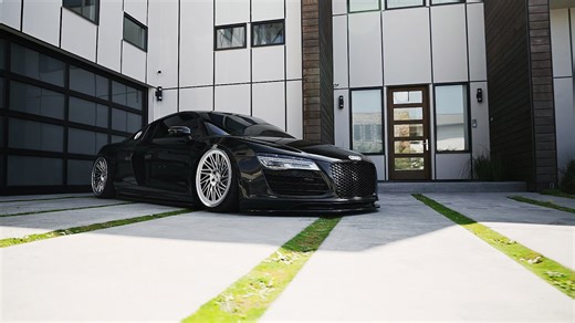 How this bagged Audi R8 redefines style and presence