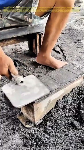 Shaping Concrete: How Hands Craft Durable Building Blocks
