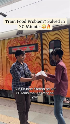 RailRestro App, Train Food Delivery at Next Station🤌🏼❤️
