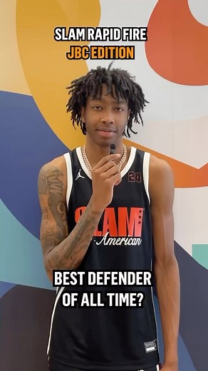 SLAM on Instagram: "SLAM Rapid Fire, @jumpman23 SLAM All-Americans Edition: Isaiah Evans"