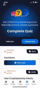 Flashbots | Syntax Verse General Quiz Answer | syntax quiz | Syntaxverse