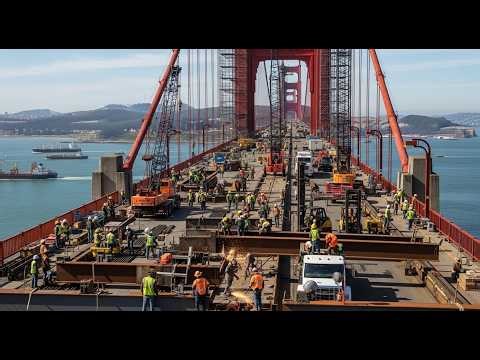 America’s Most Dangerous Bridge Project Ever Built | Golden Gate