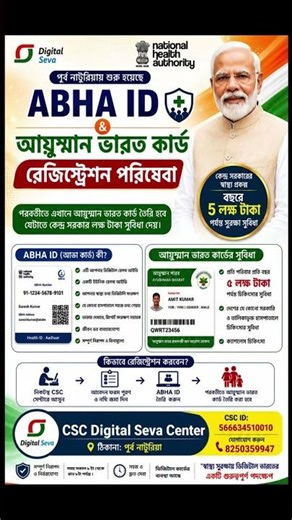 How to Create ABHA Card ♦️ #shortsfeed #knowledge #abha