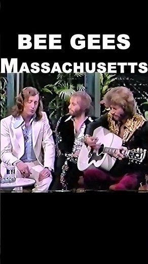BEE GEES - Massachusetts LIVE acoustic signature harmonies #shorts #signature #harmonies #beegees