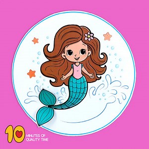 Mermaid 3D Craft