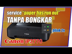 Printer Canon iP2770 kertas tidak mau masuk