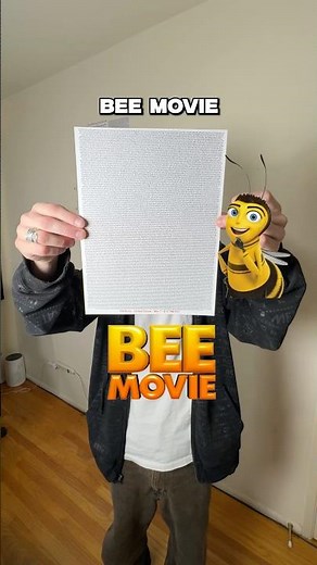 The entire bee movie script got added to the wall #internet #theinternet #internetculture #memes