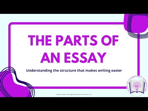 The Parts of an Essay Explained in Under 5 Minutes | Middle School Writing Lesson