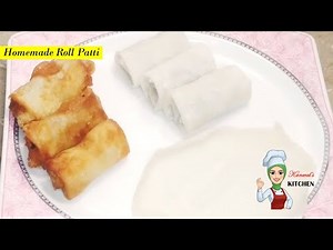 Homemade Spring Roll Sheets Recipe by Kanwal's Kitchen