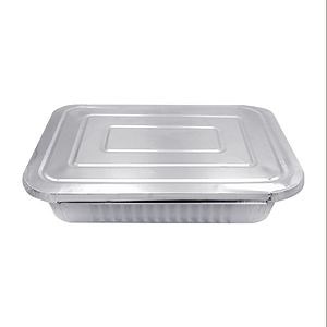 [Hot Item] Recyclable Disposable Aluminum Foil Food Storage Container with Foil Lid
