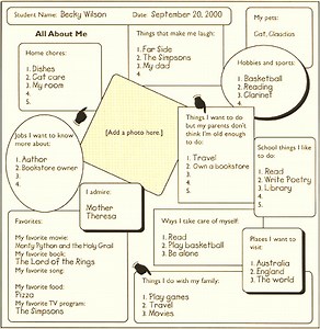 Student's abilities, interests and background