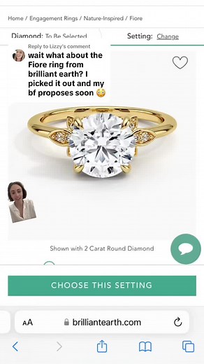 Review of Brilliant Earth West Loop Fiorina Ring - Jewelry Designer Engagement Rings