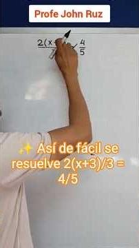 ✨ It's that easy to solve 2(x+3)/3 = 4/5 #mathematics #education #learn #maths #viral #foryou