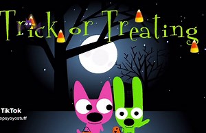 Hoops&Yoyo Trick or Treat E-Card Fun
