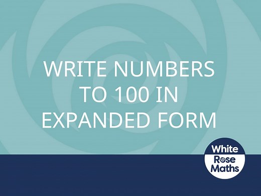 Y2 Autumn Block 1 TS8 Write numbers to 100 in expanded form