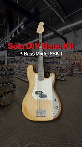 This Solo P-Bass DIY Kit has everything you need to build your own custom low-end machine.👀 ✅ Solo PBK-1 DIY Bass Kit 🔨 Build Challenge Level: Easy ⭐️ 5-Star Customer Reviews 🎸Details: Mahogany Body Maple Neck Rosewood Fingerboard Pre-wired pickguard assembly with pickups Comes with all necessary hardware ✨Your everything guitar company. #bassplayer #bassguitar #pbass #fyp #explorepage | Solo Music Gear Ltd.
