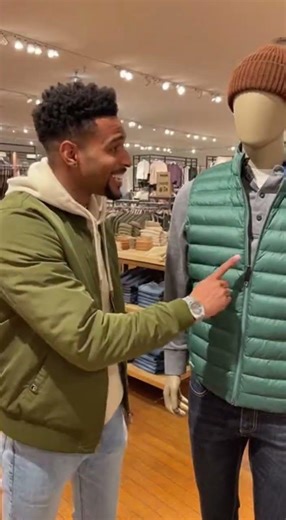 Guy Talks to Mannequins Like They're Old Friends