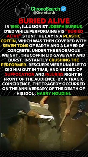 He Was Buried Alive #history #shorts #mystery