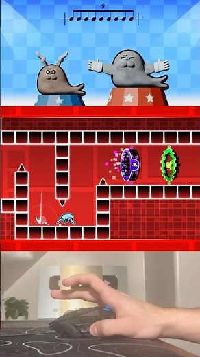 DEADLY RHYTHM HELL GEOMETRY DASH 2.2! #shorts