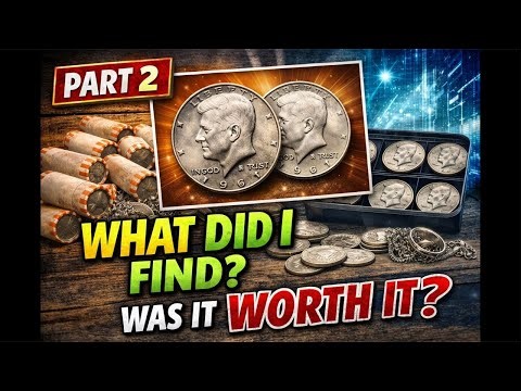 Bank Roll Hunting : Searching for Silver Coins! #silver #stacker #gold #silvercoins #money #fyp