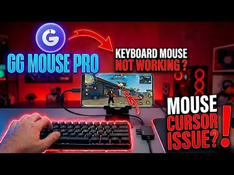 GG MOUSE PRO 3.0 Keyboard Mouse not working And Mouse cursor All problem solution 😱🔥